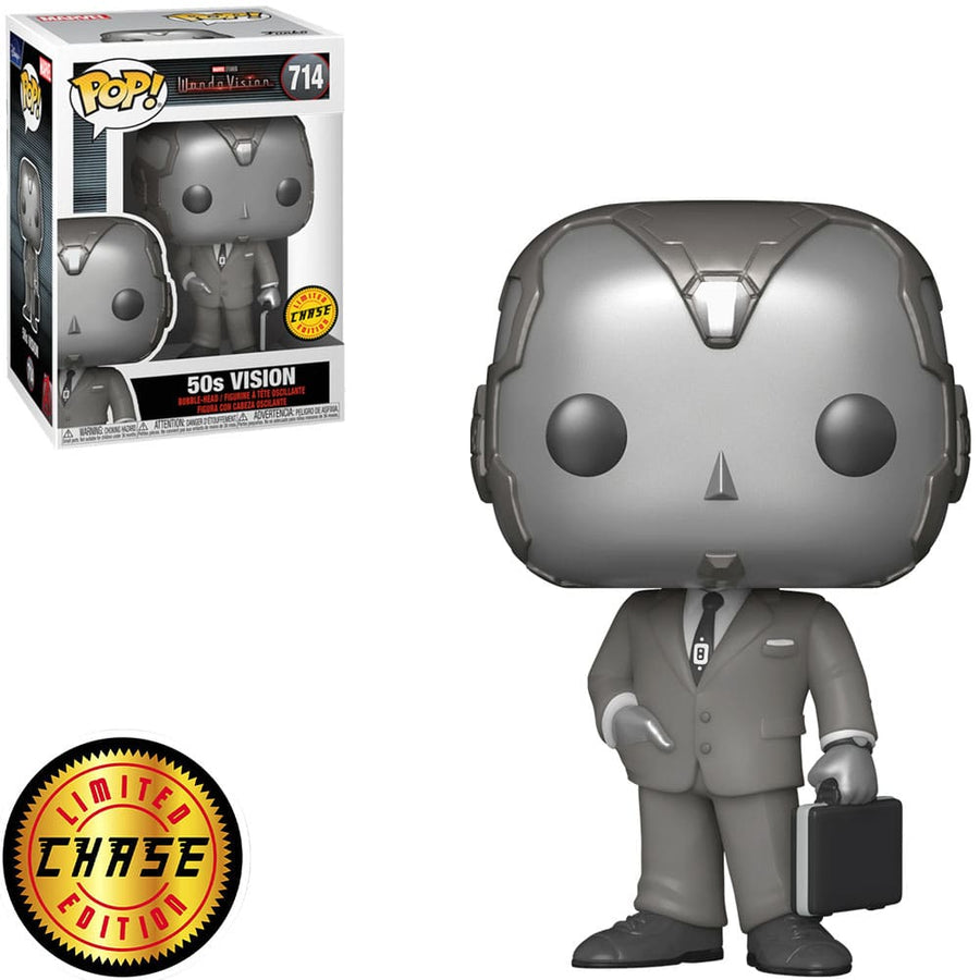 FUNKO POP CHASE MARVEL WANDAVISION - 50S VISION 714 BRINDE