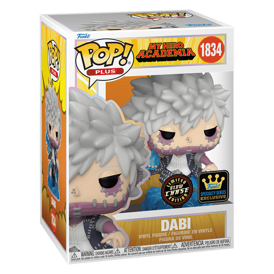 FUNKO POP CHASE PLUS MY HERO ACADEMIA - DABI (GLOWS IN THE DARK) 1834