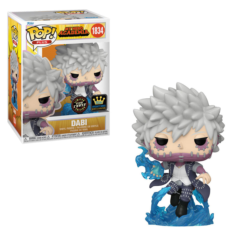 FUNKO POP CHASE PLUS MY HERO ACADEMIA - DABI (GLOWS IN THE DARK) 1834