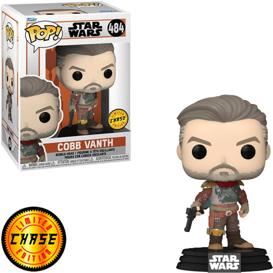 FUNKO POP CHASE STAR WARS THE MANDALORIAN - COBB VANTH 484 BRINDE