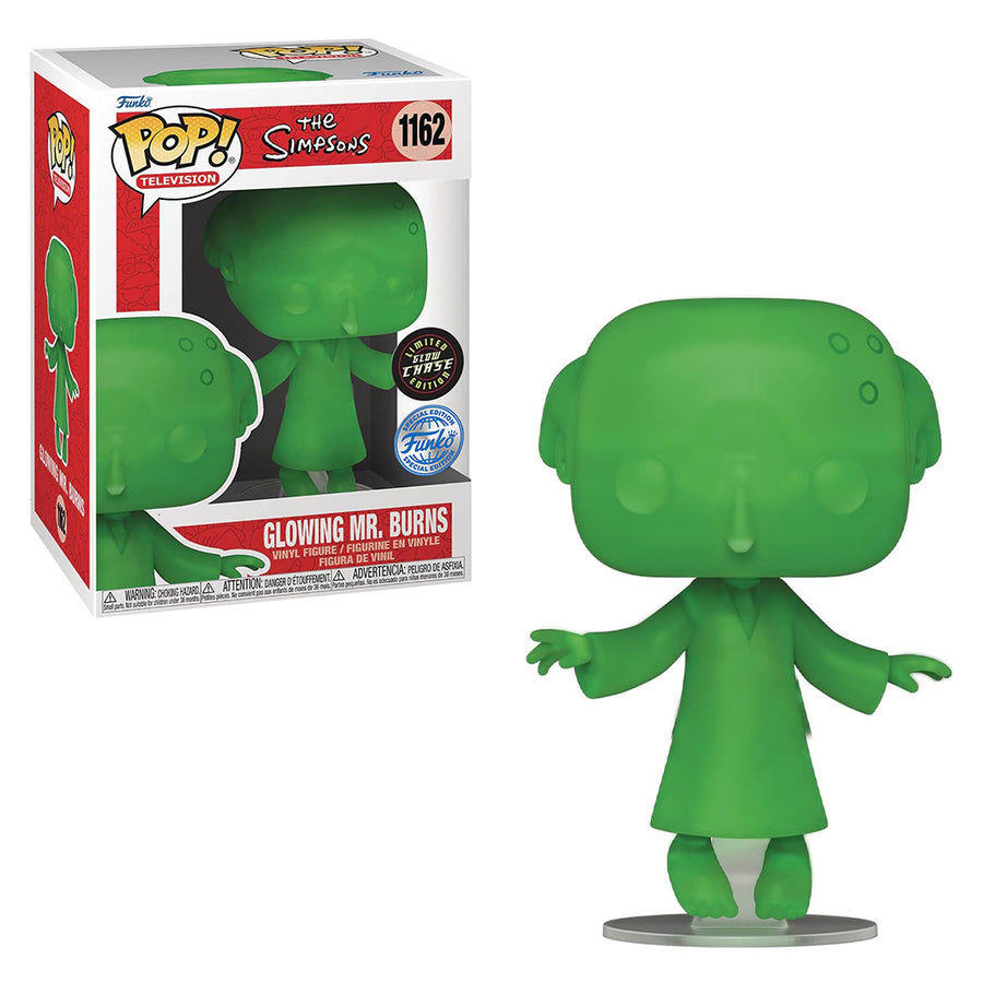 FUNKO POP CHASE THE SIMPSONS - GLOWING MR.BURNS 1162 BRINDE