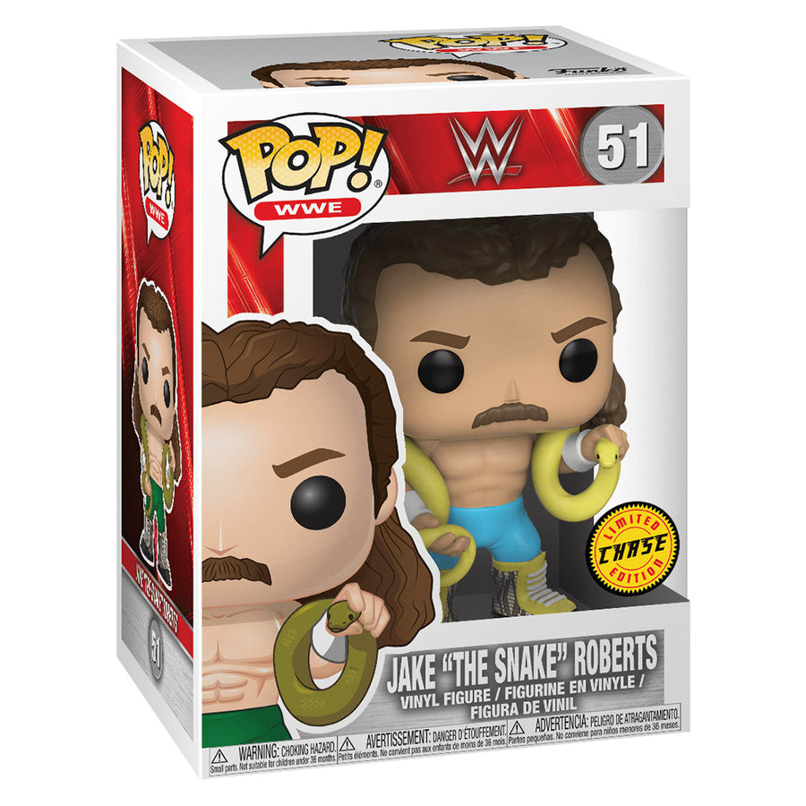 FUNKO POP CHASE WWE - JAKE THE SNAKE ROBERTS 51