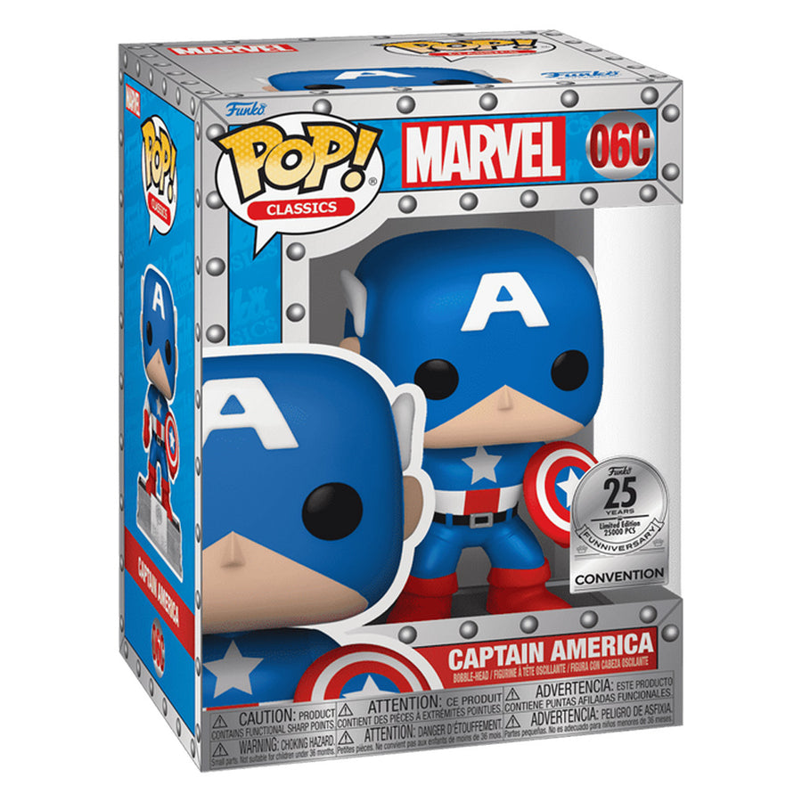 FUNKO POP CLASSICS MARVEL 25TH ANNIVERSARY - CAPTAIN AMERICA (73909)