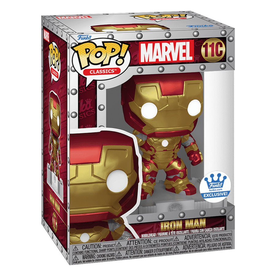 FUNKO POP CLÁSICOS MARVEL IRON MAN EXCLUSIVO (78046)