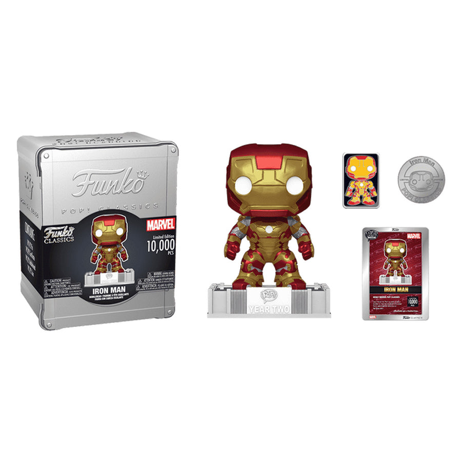 FUNKO POP CLÁSICOS MARVEL IRON MAN EXCLUSIVO (78046)