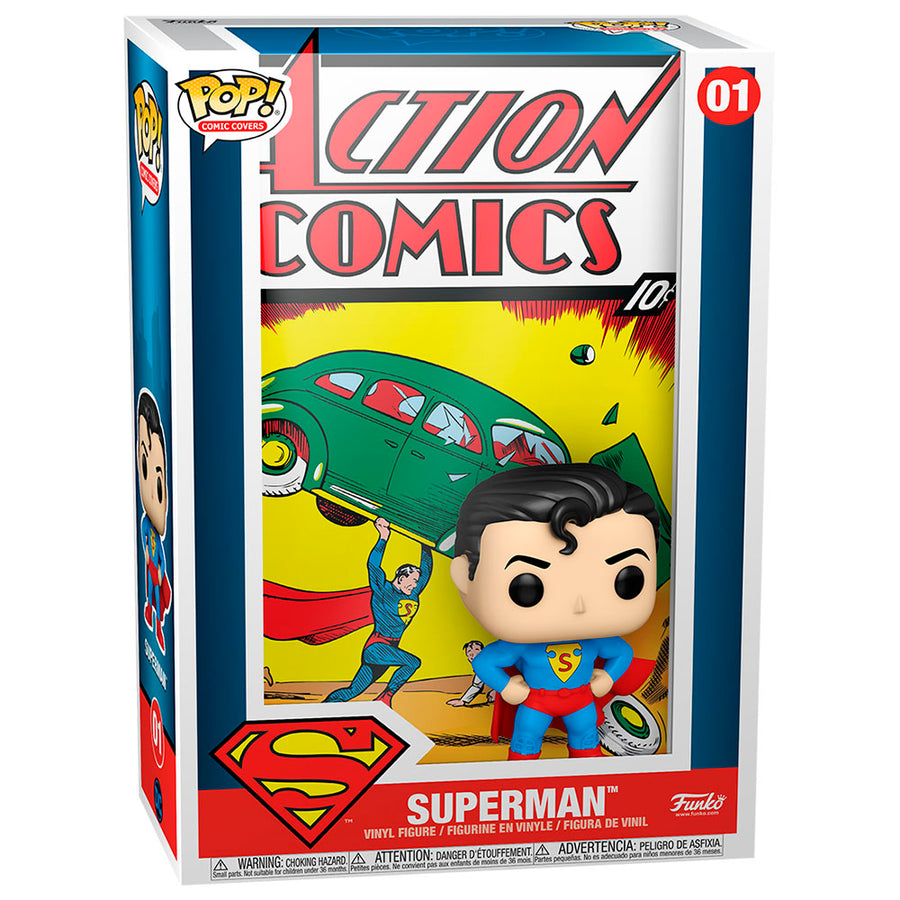 FUNKO POP COMIC COVERS ACTION COMICS - SUPERMAN 01 BRINDE