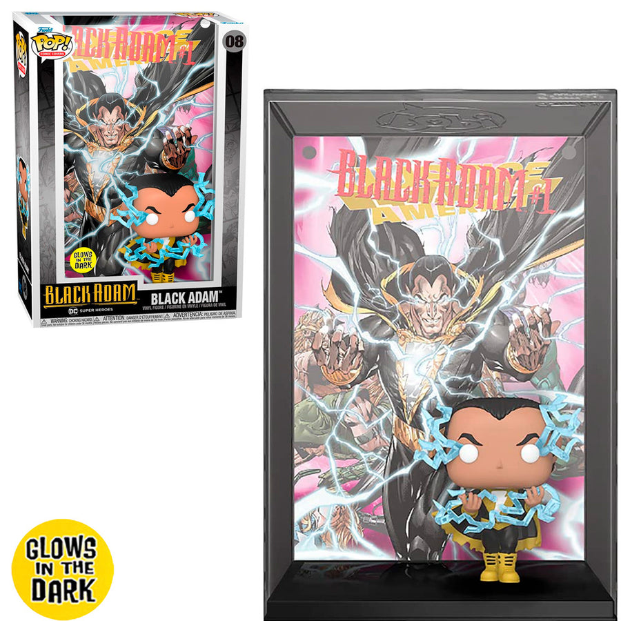 FUNKO POP COMIC COVERS DC BLACK ADAM - BLACK ADAM 08 BRINDE