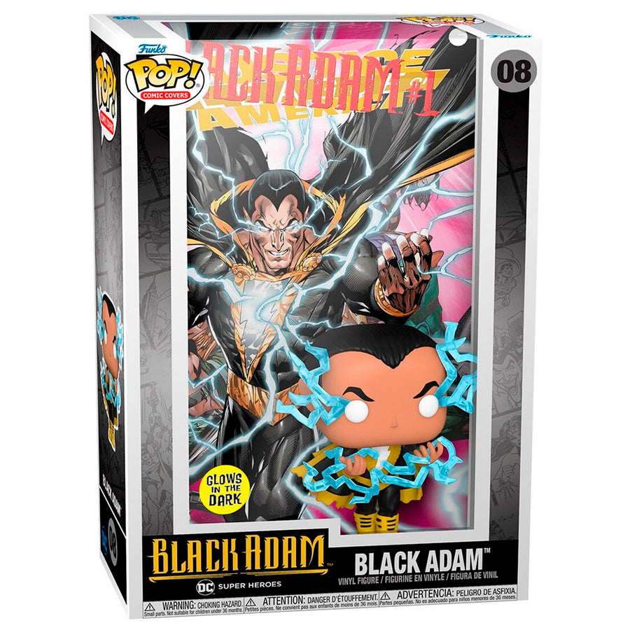 FUNKO POP COMIC COVERS DC BLACK ADAM - BLACK ADAM 08