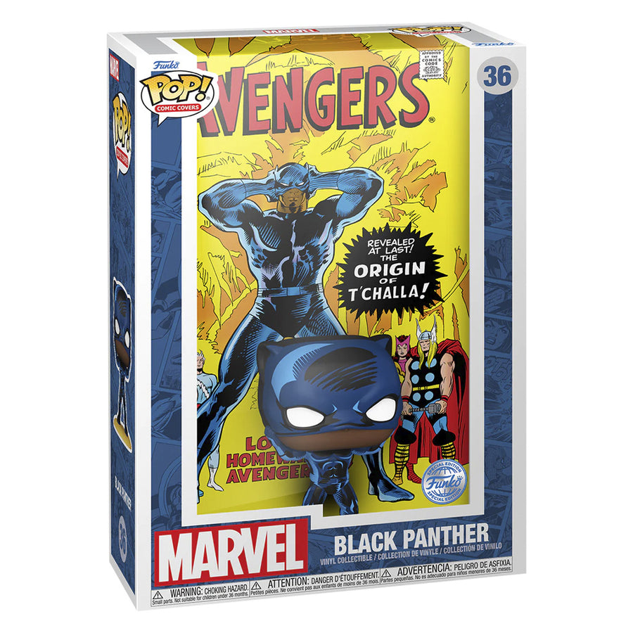 FUNKO POP COMIC COVERS MARVEL AVENGERS - BLACK PANTHER 36 (74442)