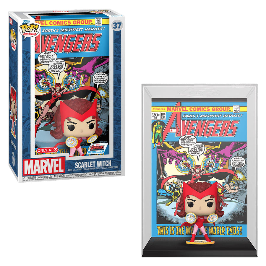 FUNKO POP COMIC COVERS MARVEL AVENGERS - SCARLET WITCH 37 (74589) BRINDE