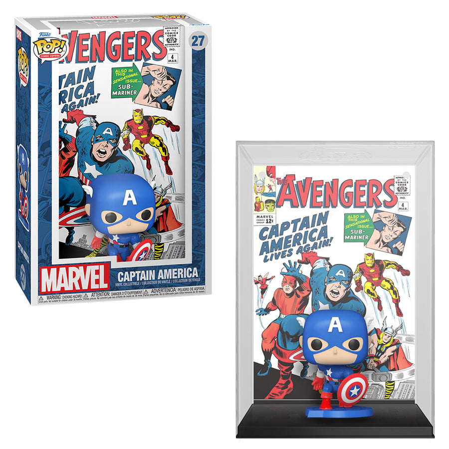 FUNKO POP COMIC COVERS MARVEL - CAPTAIN AMERICA 27 (72499) BRINDE