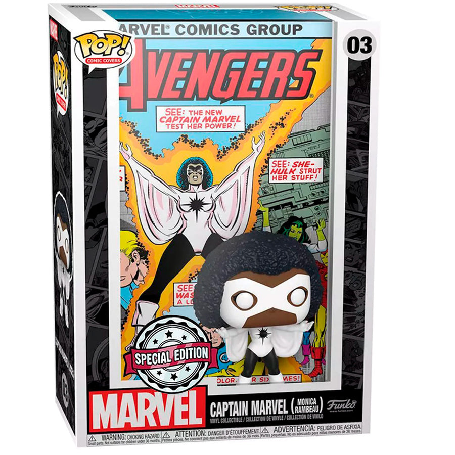 FUNKO POP COMIC COVERS MARVEL CAPTAIN MARVEL EXCLUSIVE - MONICA RAMBEAU 03