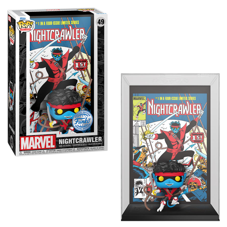 FUNKO POP COMIC COVERS MARVEL NIGHTCRAWLER EXCLUSIVE - NIGHTCRAWLER 49 (77487) BRINDE
