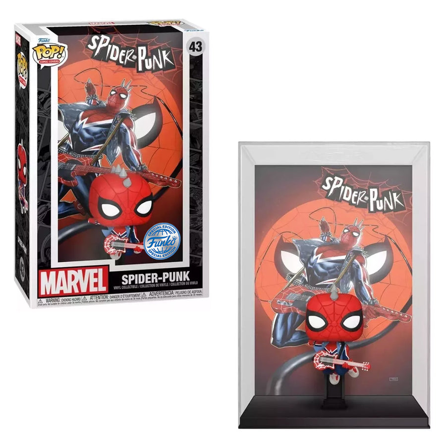 FUNKO POP COMIC COVERS MARVEL SPIDER-MAN - SPIDER-PUNK 43 BRINDE