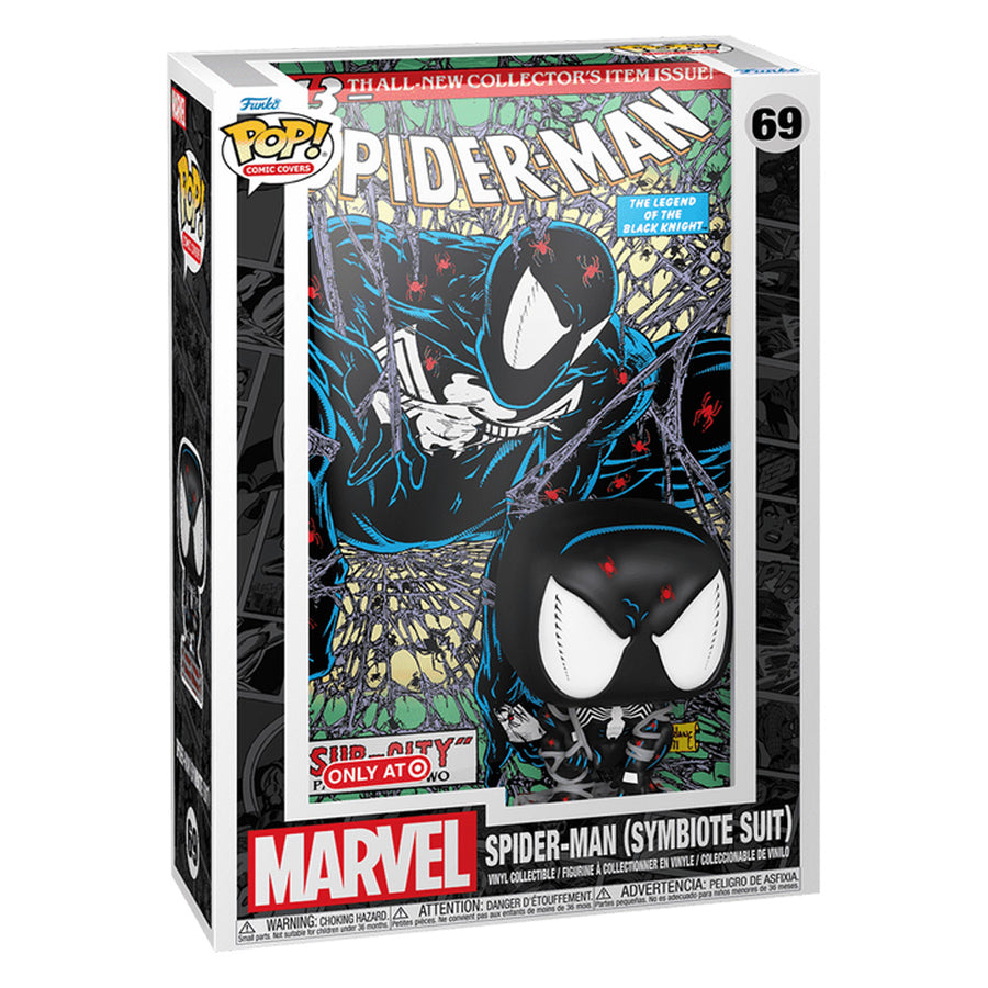 FUNKO POP COMIC COVERS MARVEL SPIDER-MAN EXCLUSIVE - SPIDER-MAN (SYMBIOTE SUIT) 69