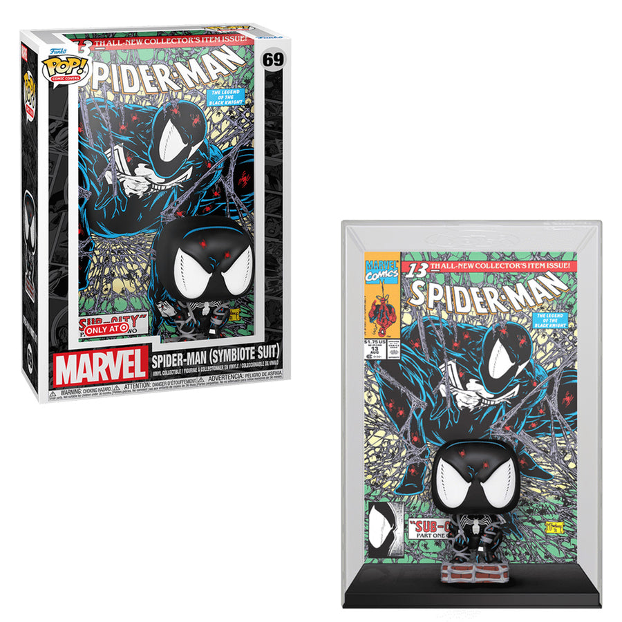 FUNKO POP COMIC COVERS MARVEL SPIDER-MAN EXCLUSIVE - SPIDER-MAN (SYMBIOTE SUIT) 69