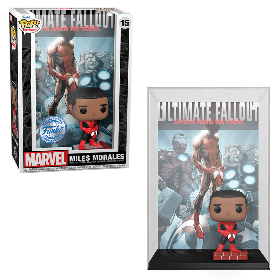 FUNKO POP COMIC COVERS MARVEL SPIDER-MAN - MILES MORALES 15 (63306) BRINDE