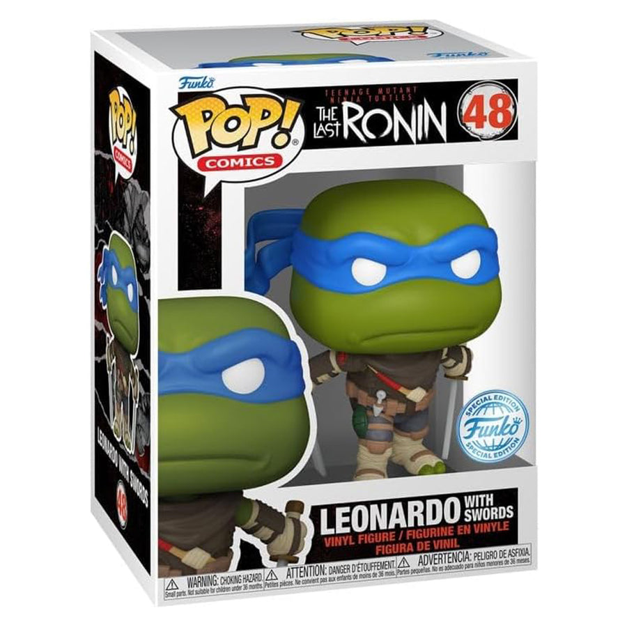 FUNKO POP COMICS TEENAGE MUTANT NINJA TURTLES: THE LAST RONIN EXCLUSIVE - LEONARDO WITH SWORD 48