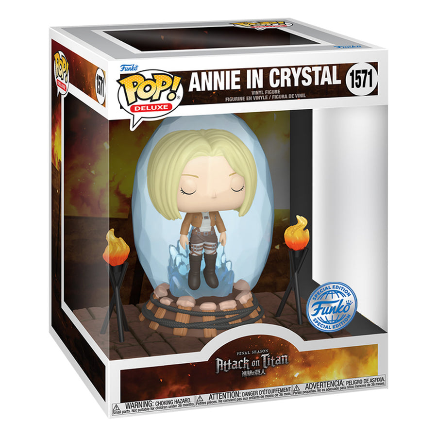 FUNKO POP DELUXE ATTACK ON TITAN EXCLUSIVE - ANNIE IN CRYSTAL 1571