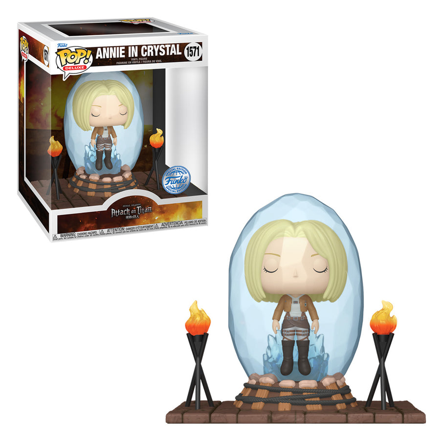 FUNKO POP DELUXE ATTACK ON TITAN EXCLUSIVE - ANNIE IN CRYSTAL 1571