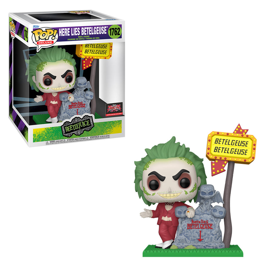 FUNKO POP DELUXE BEETLEJUICE - HERE LIES BETELGEUSE 1762