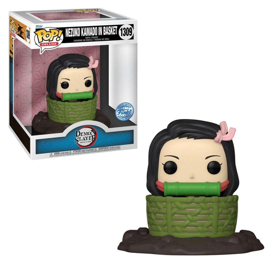 FUNKO POP DELUXE DEMON SLAYER: KIMETSU NO YAIBA EXCLUSIVE - KAMADO NEZUKO IN BASKET 1309 BRINDE