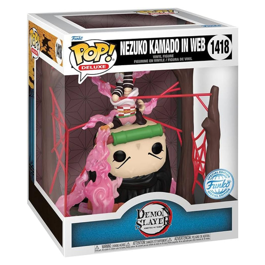 FUNKO POP DELUXE DEMON SLAYER: KIMETSU NO YAIBA EXCLUSIVE - NEZUKO KAMADO IN WEB 1418