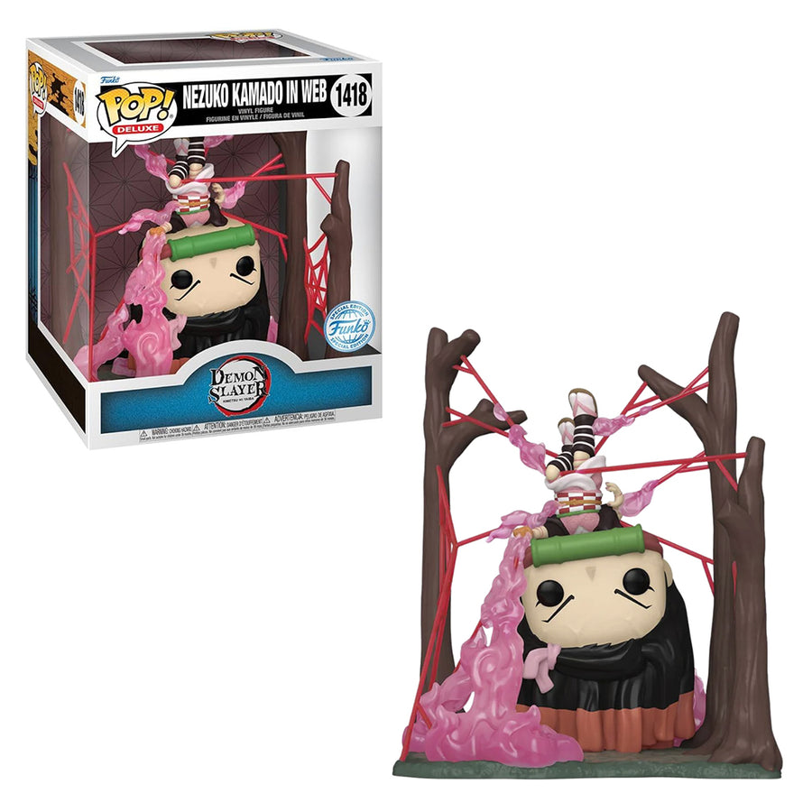FUNKO POP DELUXE DEMON SLAYER: KIMETSU NO YAIBA EXCLUSIVE - NEZUKO KAMADO IN WEB 1418