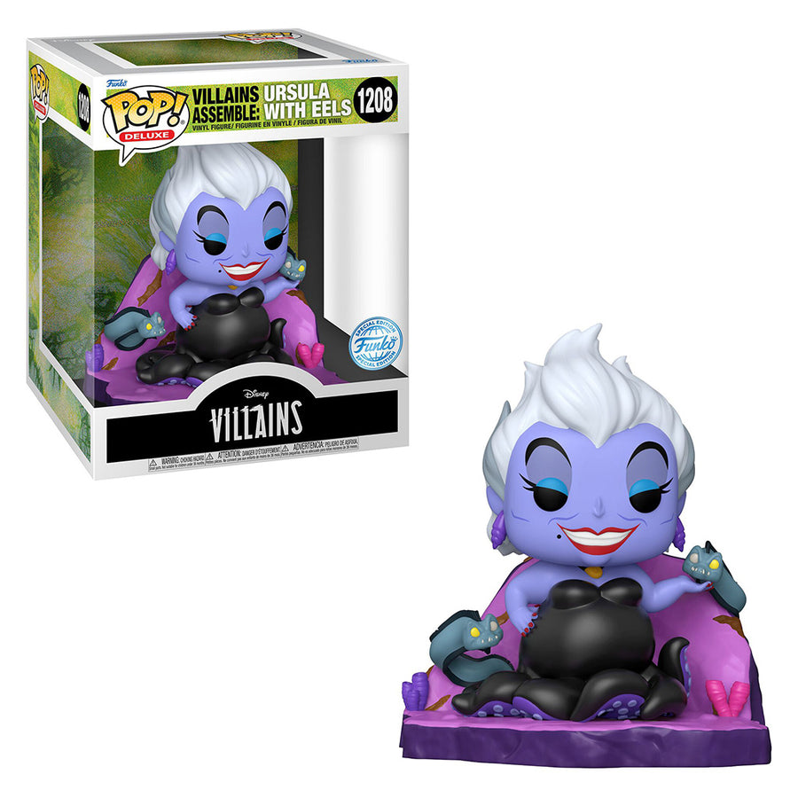 FUNKO POP DELUXE DISNEY DIAMOND COLLECTION THE LITTLE MERMAID EXCLUSIVE - URSULA WITH EELS 1208