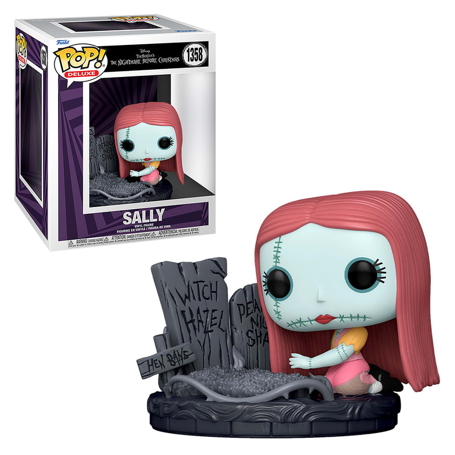 FUNKO POP DELUXE DISNEY NIGHTMARE BEFORE CHRISTMAS 30TH ANNIVERSARY - SALLY WITH GRAVESTONE 1358 BRINDE