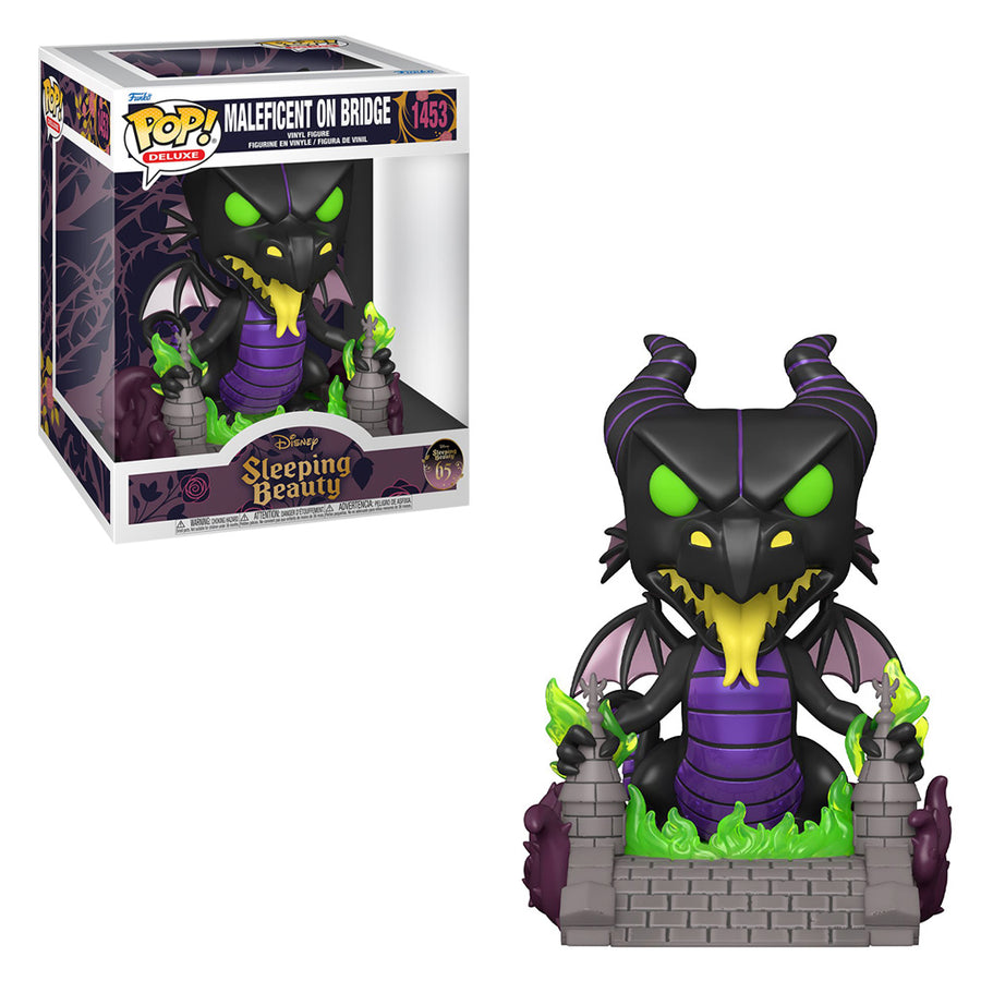 FUNKO POP DELUXE DISNEY SLEEPING BEAUTY - MALEFICENT ON BRIDGE 1453 BRINDE