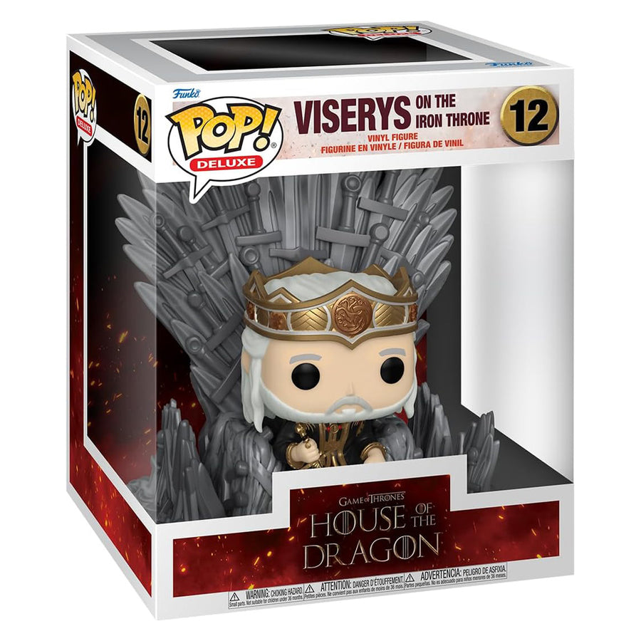 FUNKO POP DELUXE HOUSE OF THE DRAGONS - VISERYS ON THE IRON THRONE 12