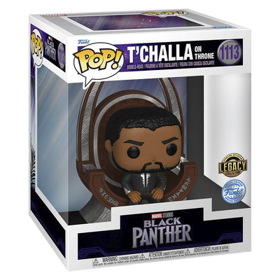 FUNKO POP DELUXE MARVEL BLACK PANTHER EXCLUSIVE - T'CHALLA ON THRONE 1113
