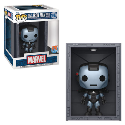 FUNKO POP DELUXE MARVEL EXCLUSIVE- HALL OF ARMOR: IRON MAN MODEL 11 WAR MACHINE 1037
