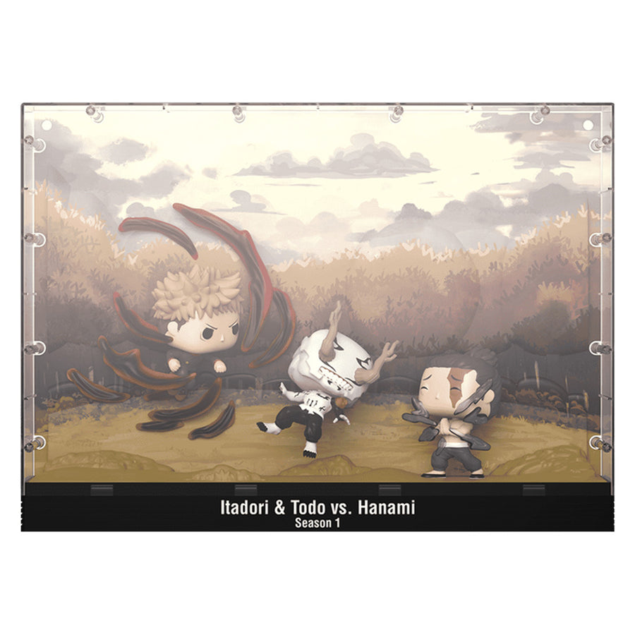 FUNKO POP MOMENTO DE LUJO JUJUTSU KAISEN - ITADORI & TODO VS. HANAMI 06 (0265)