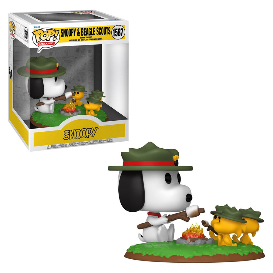 FUNKO POP DELUXE PEANUTS - SNOOPY & BEAGLE SCOUTS 1587 BRINDE