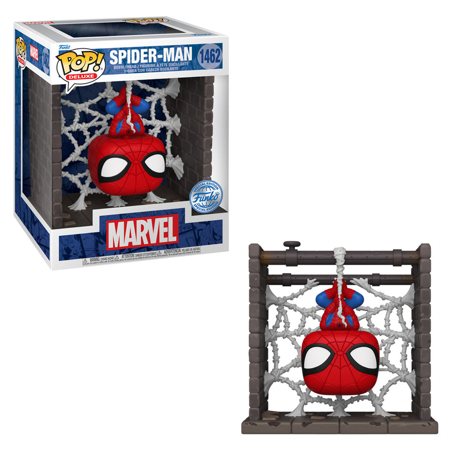 FUNKO POP DELUXE SPIDER-MAN EXCLUSIVE - SPIDER-MAN (HANGING FROM WEB) 1462