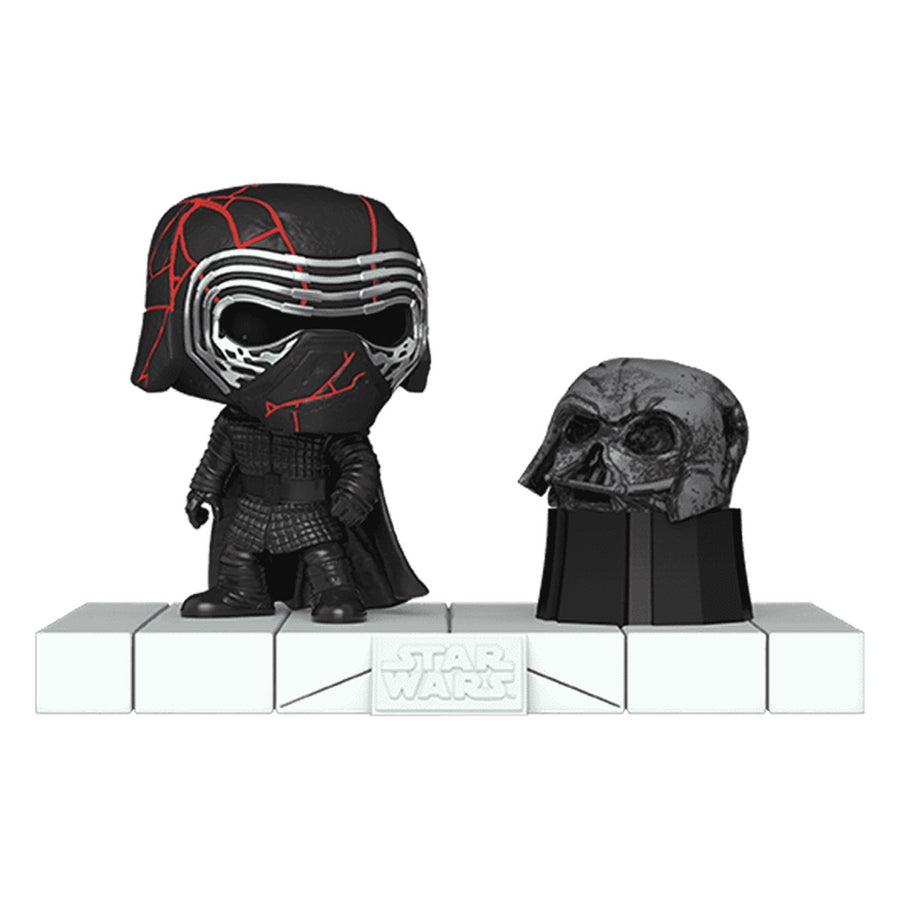 FUNKO POP DELUXE STAR WARS - KYLO REN WITH DARTH VADER'S HELMT 739