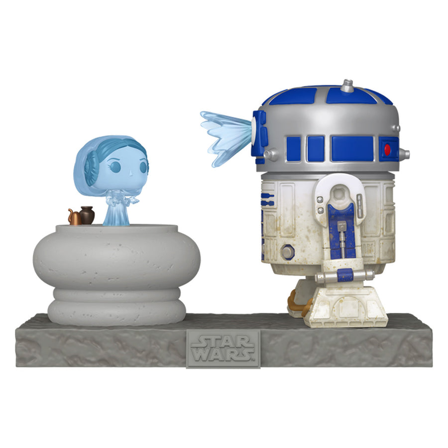 FUNKO POP DELUXE STAR WARS - R2-D2 AND PRINCESS LEIA HOLOGRAM 766