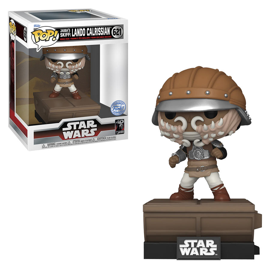 FUNKO POP DELUXE STAR WARS: RETURN OF THE JEDI EXCLUSIVE - JABBA'S SKIFF: LANDO CALRISSIAN 621 BRINDE
