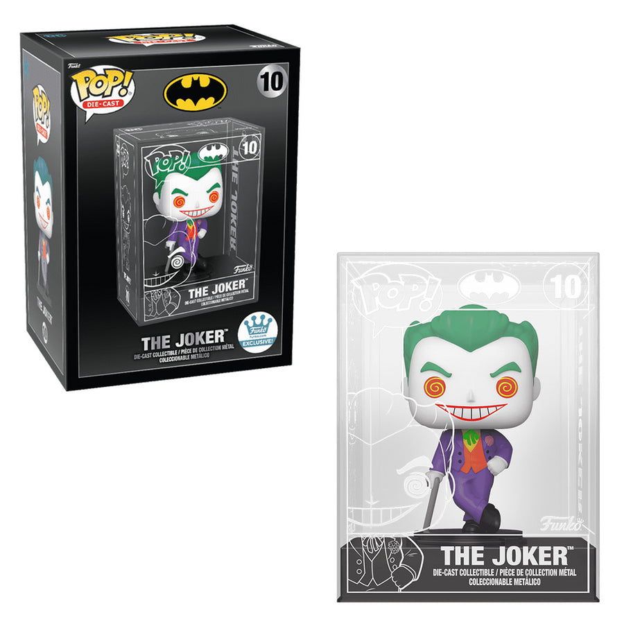 FUNKO POP DIE-CAST DC THE JOKER 10 (74301) BRINDE