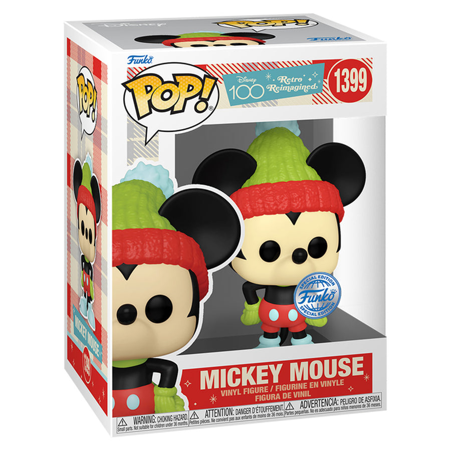 FUNKO POP DISNEY 100TH ANNIVERSARY RETRO REIMAGINED EXCLUSIVE - MICKEY MOUSE 1399