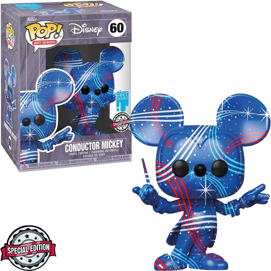 FUNKO POP DISNEY ART SERIES EXCLUSIVE - CONDUCTOR MICKEY 60 BRINDE