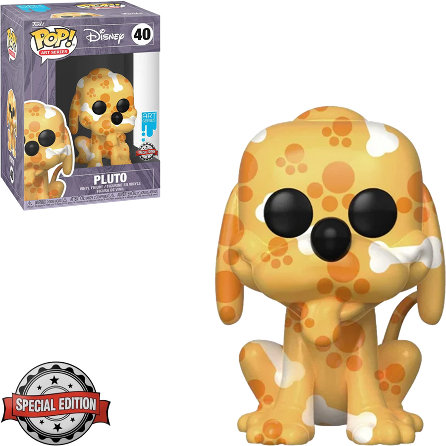 FUNKO POP DISNEY ART SERIES EXCLUSIVE - PLUTO 40 BRINDE