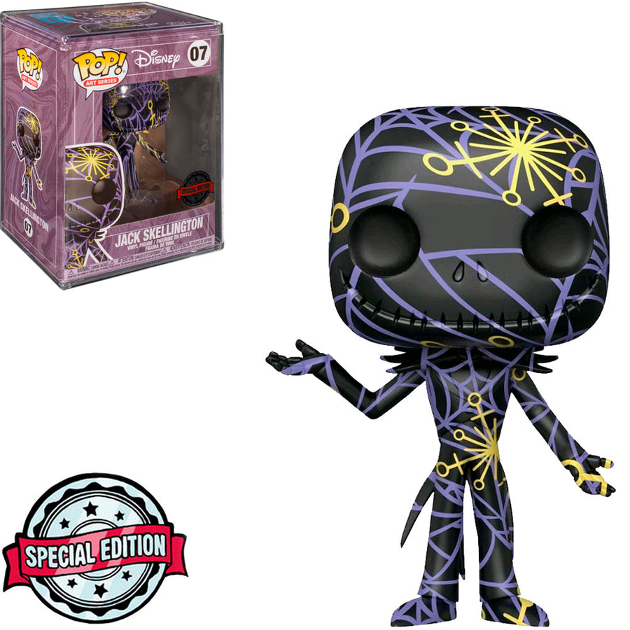 FUNKO POP DISNEY ART SERIES EXCLUSIVE - JACK SKELLINGTON 07