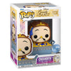 Funko Pop Disney Beauty And The Beast 30Th Anniversary Exclusive - Cogsworth In Cobbler Pan 1188