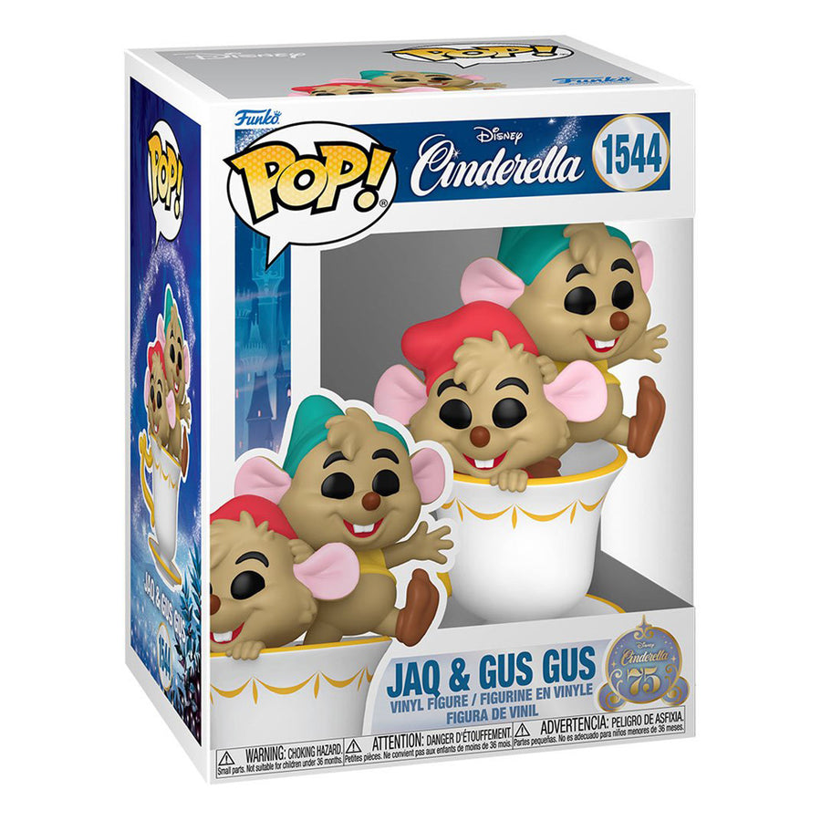 FUNKO POP DISNEY CINDERELLA 75TH ANNIVERSARY - JAQ & GUS GUS 1544