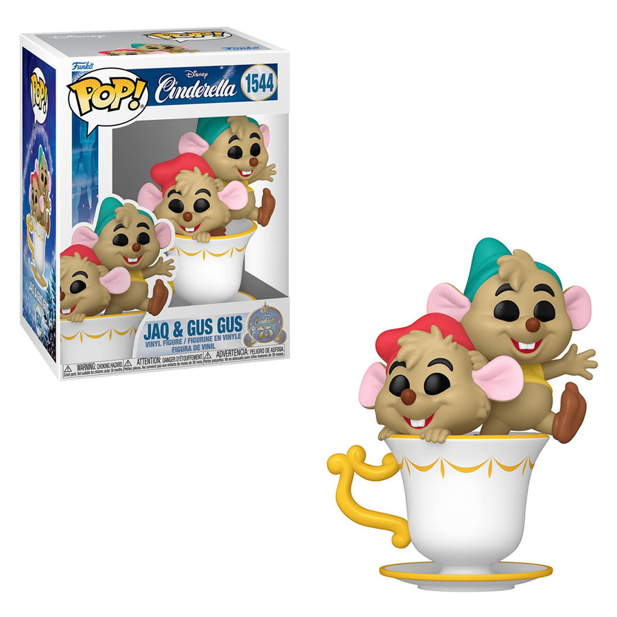 FUNKO POP DISNEY CINDERELLA 75TH ANNIVERSARY - JAQ & GUS GUS 1544