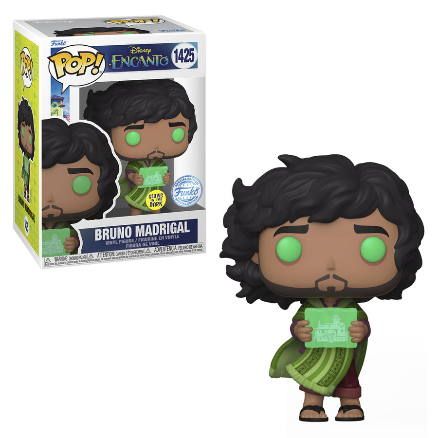 FUNKO POP DISNEY ENCANTO EXCLUSIVE - BRUNO MADRIGAL 1425 (GLOWS IN THE DARK)