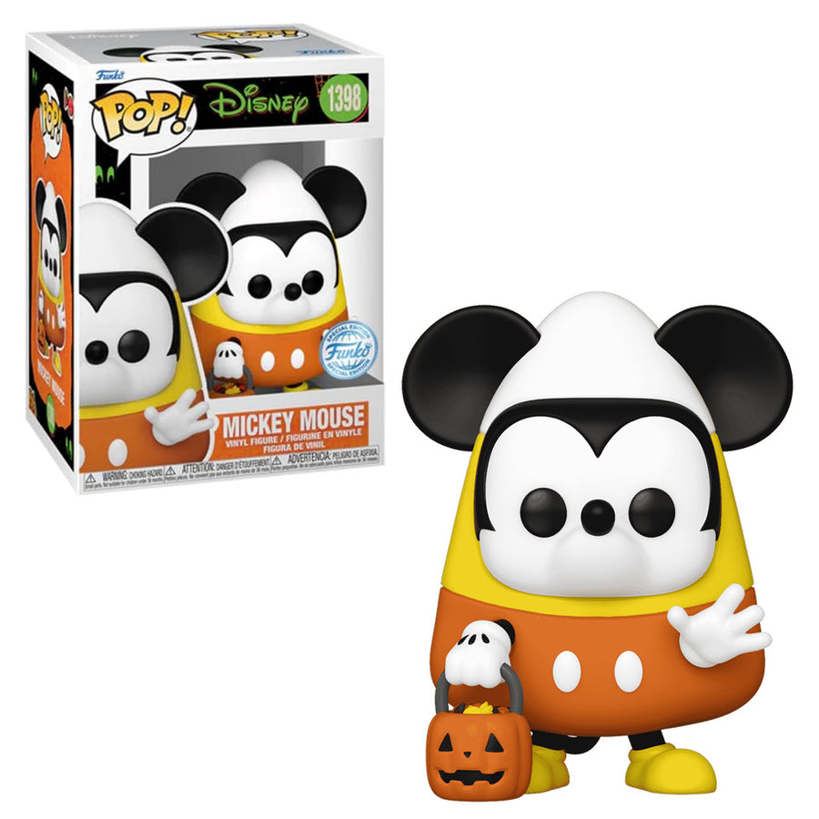 FUNKO POP DISNEY EXCLUSIVE - MICKEY MOUSE IN CORN CANDY COSTUME 1398 BRINDE